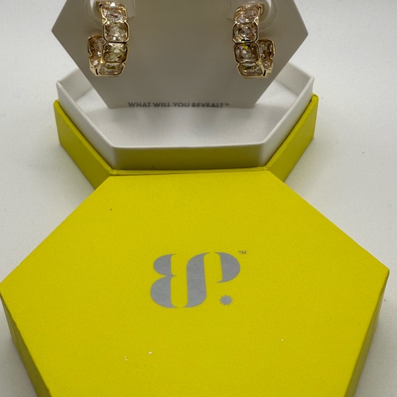 Meant To Shine-Elegant Gold Hoop Earrings - Picture 2 of 5